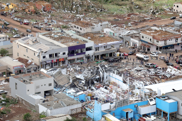 Six die as deadly tornado ravages southern Brazil